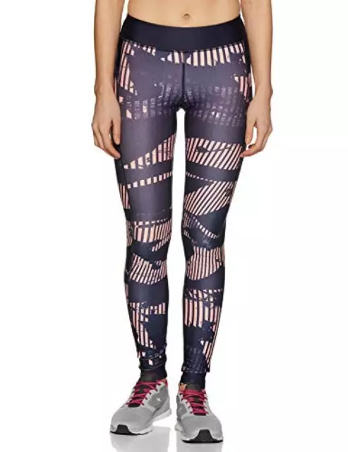 (TG. XS) Under Armour, Ua Hg Armour Printed Legging, Leggings, Donna, Rosa (Pink