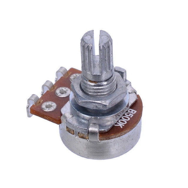 1x Electric Guitar Tone/Volume Pot Potentiometer A/B500k 18mm Shaft Accessories