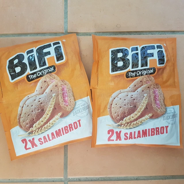 4 bifi salamibrote das original (2 doppelpacks)  - hoher proteinanteil mhd 2022