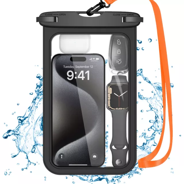 Large Waterproof Dry Bag Underwater Floating Phone Pouch Case for iPhone/Samsung