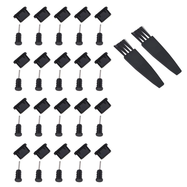 Lot De 50 Bouchons Anti-poussière InLine Pour Prise DVI Femelle - Noir