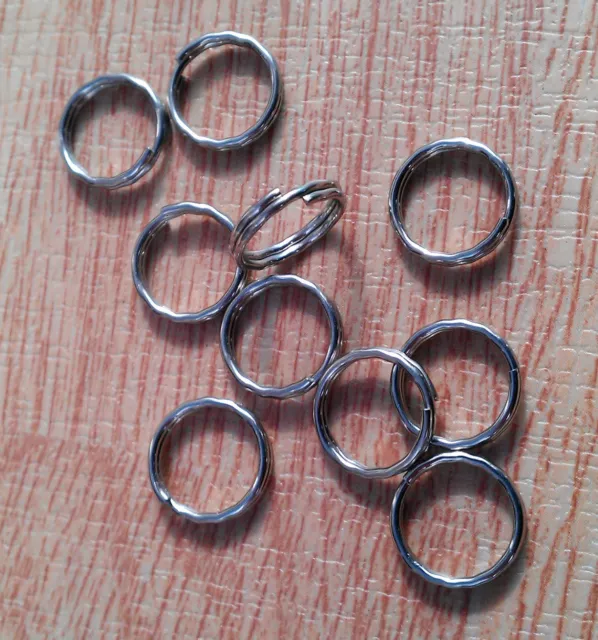 Heavy duty 12mm stainless steel double loops split rings wholesale