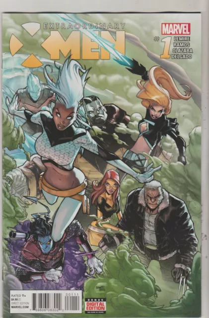 Marvel Comics Extraordinary X-Men #1 January 2016 1St Print Nm