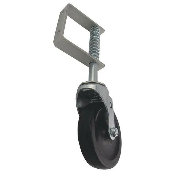 Spring Loaded Rolling Fence Caster Metal Wood Weight swing fence castor outdoor