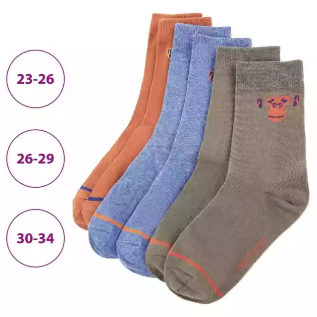 Calcetines infantiles 5 pares EU 26-29 vidaXL vidaXL