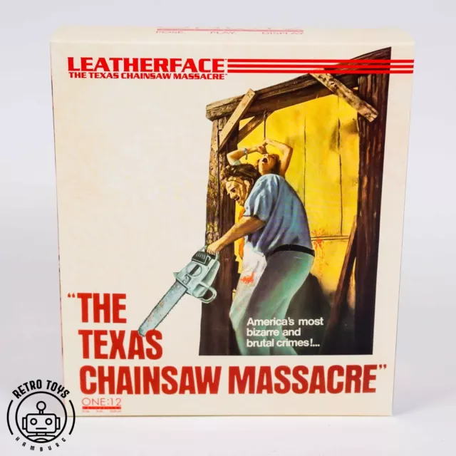 Action figure MEZCO LEATHERFACE Deluxe One:12 The Texas Chainsaw Massacre NUOVO IMBALLO ORIGINALE