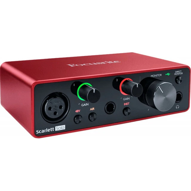 Focusrite Scarlett3 Solo - interface audio