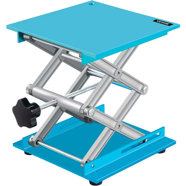 8" x 8" Lab Jack Aluminum Lab Lifting Platform Stand 12" Height 40kg/88lbs New