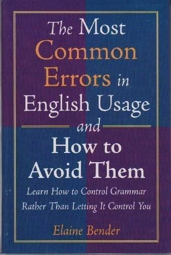 COMMON ERRORS IN English Usage By Brians Paul 4 09 PicClick