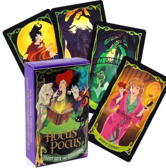 78 Karten Hokuspokus Tarot Karten, Glück, Spiel, Deck mit PDF Reiseführer.