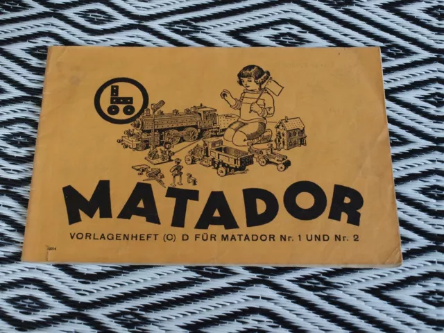 Orig. Korbuly´s Matador - Vorlagenheft für Matador Nr 1 und 2 Nr C und D