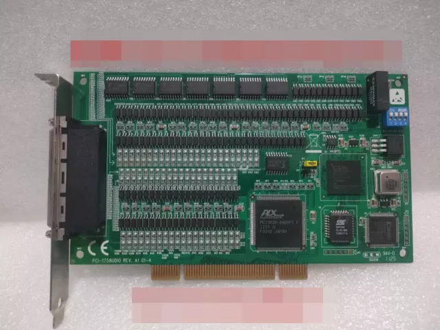 1pc used Advantech PCI-1758UDIO REV.A1 01-4