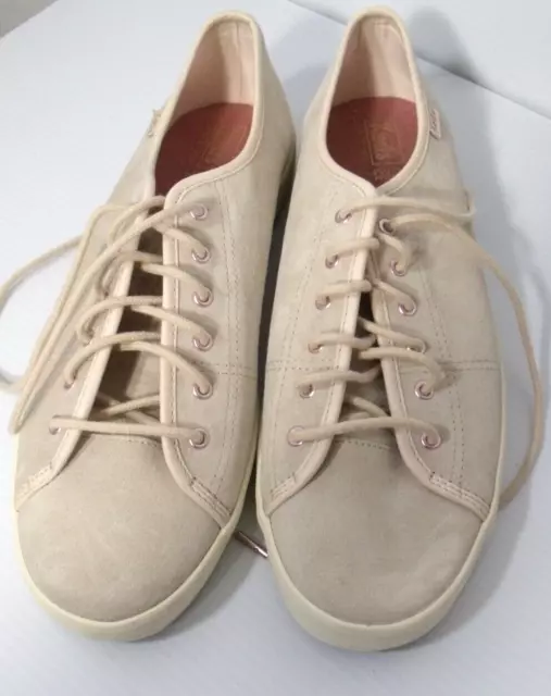 Keds Dream Foam Canvas Sneaker Beige Size 11 Casual Lace Up Shoe New