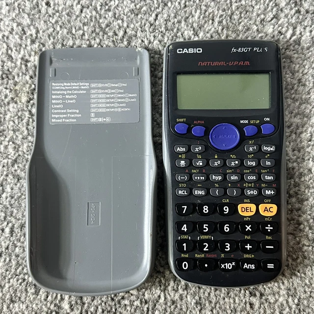 Casio Fx 83 Gt Plus Bedienungsanleitung Deutsch CASIO FX-83GT PLUS Natural V.P.A.M Battery/cell Scientific Calculator