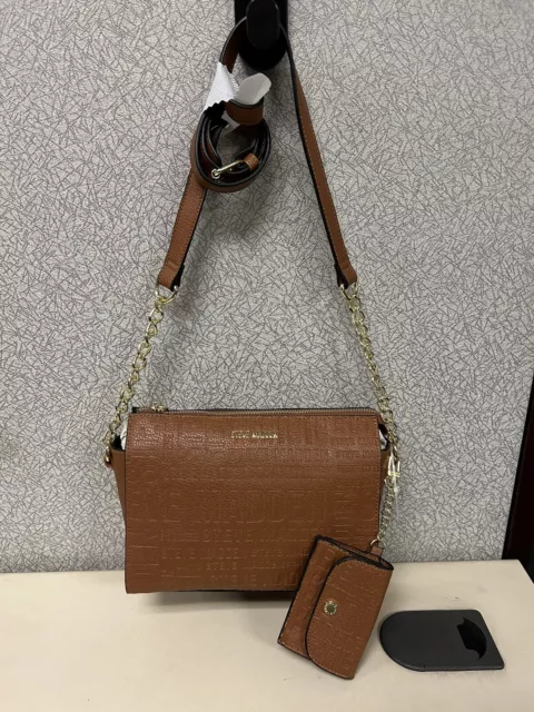 Steve Madden Cognac Crossbody Shoulder Bag