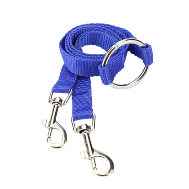 Correas dobles para perros caminar y controlar 2 perros cinturón de nailon mascota perro tracción