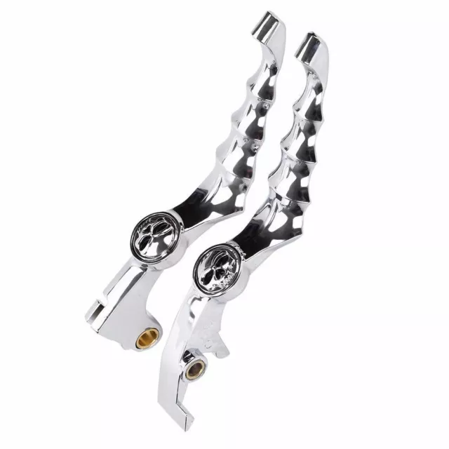 Skull Zombie Brake Clutch Levers For Honda Shadow VT Magna CB750 VT1100 C/C2 VTX