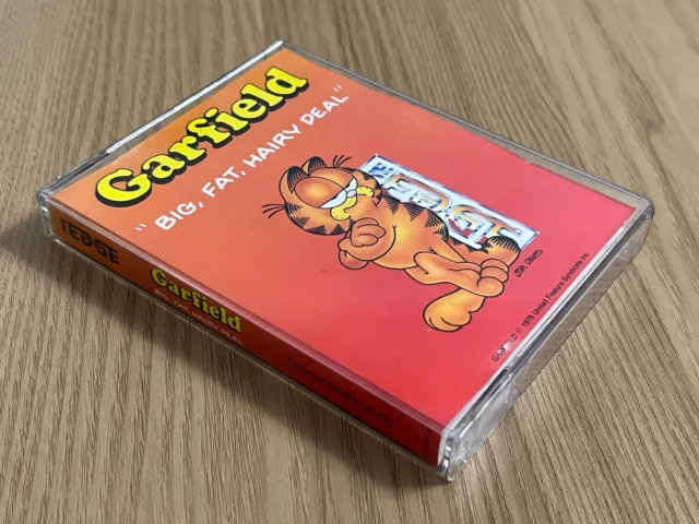 Edge Garfield Big Fat Hairy Deal Vintage Commodore 64 Kassette - vollständig getestet..! 17