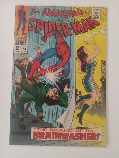 Amazing Spider-Man #59 - 1st Mary Jane Cover Marvel 1968 Comics VF Cond.