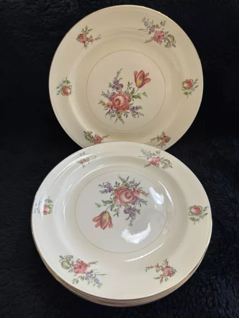 Collectable 1940’s💥Set Of 6💥 Priscilla Pattern 8” Plates By Homer Laughlin