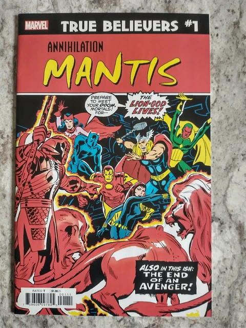 True Believers Annihilation Mantis #1 Reprint VF/NM  Marvel Comics