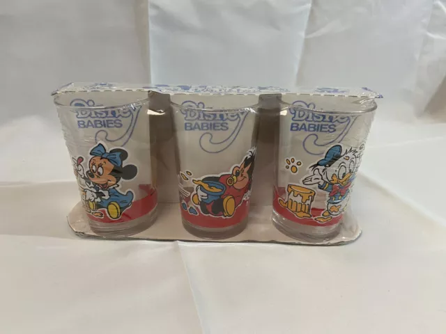 Vintage Set of K. Onishi Walt Disney Character Glasses