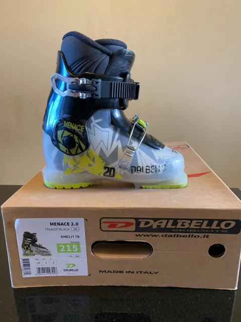 Dalbello Menace 2.0 Ski Boots Mondo Size 215 Excellent Condition