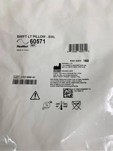 New Resmed Swift LT #60571 Nasal Pillow size Small for C-Pap - Replacement Part