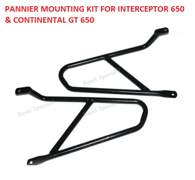 Rails de montage de sacoches Royal Enfield pour Interceptor 650 et...