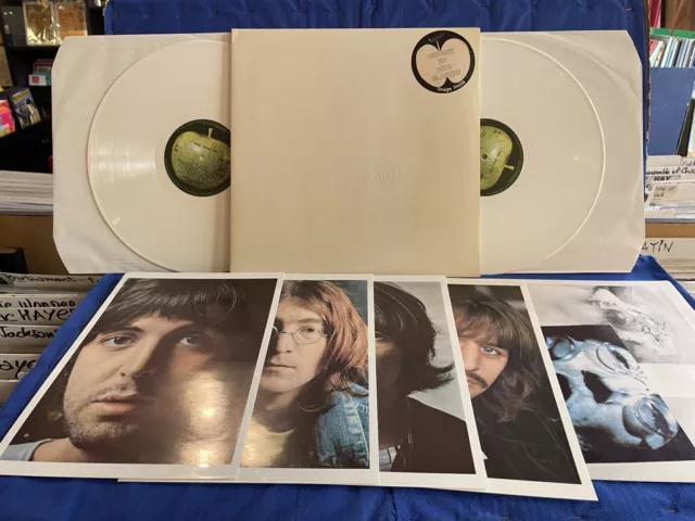 The Beatles White Smo 2051/2 White Colored Complete . 1978 France Lp Mint