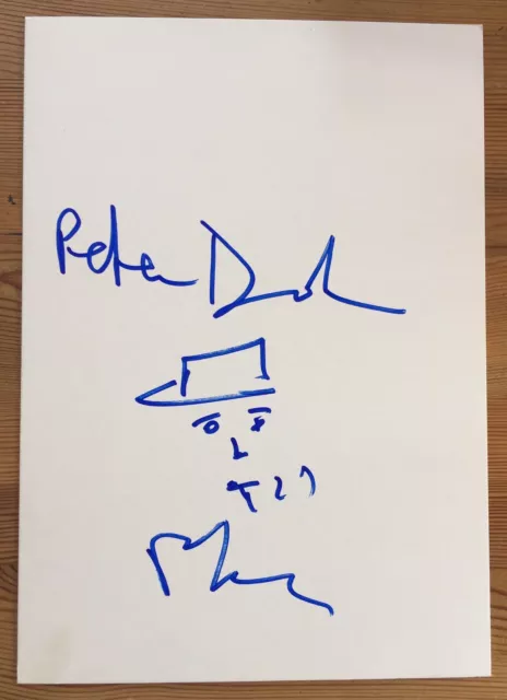 18) Peter Pete Doherty Signiert Zeichnung Orig. Unterschrift Signatur Autogramm