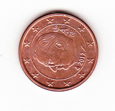 Pièce de monnaie 1 cent centime euro Belgique 2012