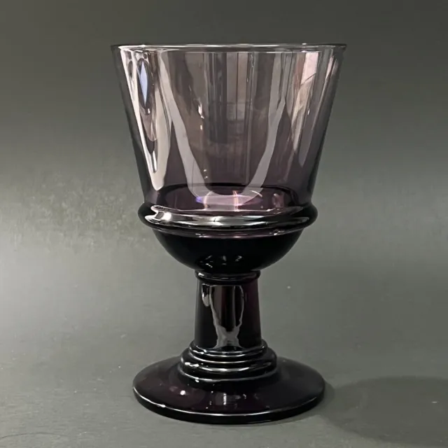 Waterford Crystal DARJEELING GREAT ROOM Amethyst Purple Water Goblet 6 1/8"