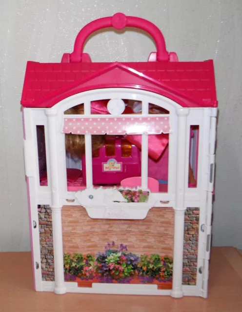 BARBIE MAISON TRANSPORTABLE, poupée et accessoires EUR 12,90 - PicClick FR