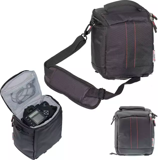 Navitech Black Shoulder Bag For Pentax K-3 SLR Camera