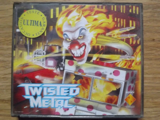Twisted Metal PS1 Complet PAL FR Sony PlayStation 1 big box.