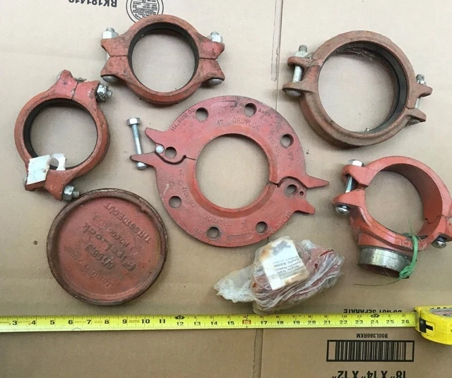 VICTAULIC GROOVED COUPLINGS Fittings Fire Protection pipe Grooved Pipe