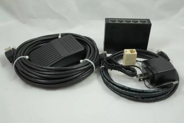 30' Foot Pedal Momentary Lag Switch Bundle for PS5, PS4, PS3, Xbox One, 360 & PC