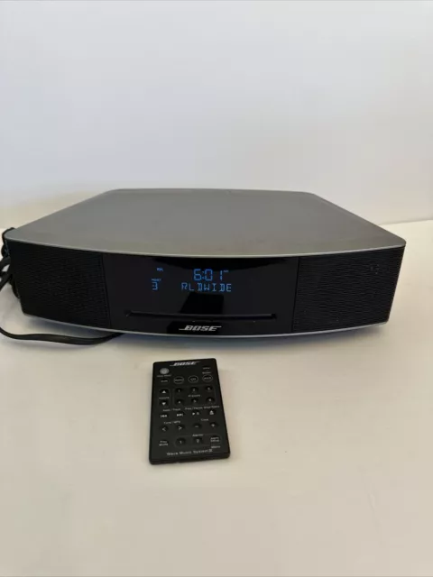 Bose Wave Music System IV CD Player/AM/FM Radio Model 417788-WMS with/ Remote