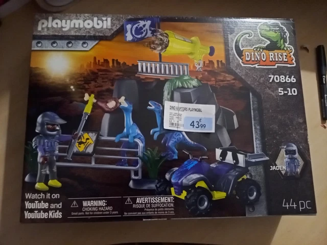 PLAYMOBIL DINO RISE 70866 Jaden's Raptor Adventure -Neuf et scell?� EUR 39,50 - PicClick FR