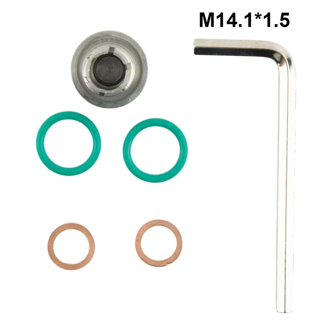 Aqxreight Piggyback Ölablassschraube - Selbstschneidend Edelstahl Reparatursatz Für Ölwannengewinde