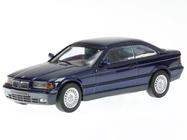 BMW e36 Coupe 3-Reihe 1992 bleu vehicule miniature 940023321 Maxichamps 1:43