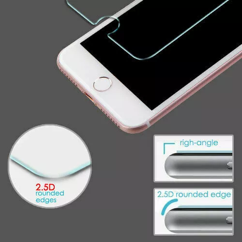 5D Full Genuine Tempered Glass Screen Protector For Apple iPhone 6P, 7P, 8Plus 2