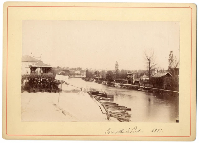 France, Joinville-le-Pont, view of the banks of the Marne, Bal, Julien restaurant V