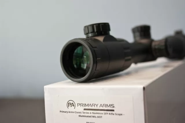 Primary Arms Classic Series 4-16x44mm SFP Rifle Scope - Illuminated MIL-DOT - PA