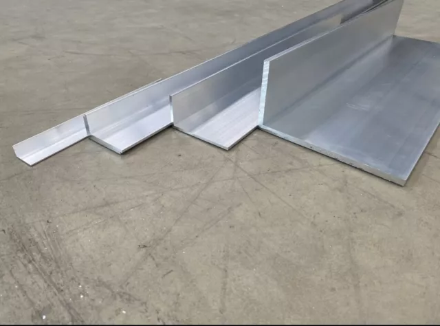 Aluminium Unequal Angles various sizes - Length 100mm to 3000mm 2