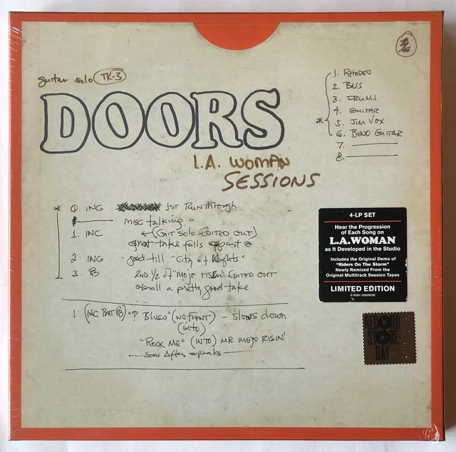 THE DOORS LA Woman Sessions Box Set RSD 2022 New Sealed 603497842230 £