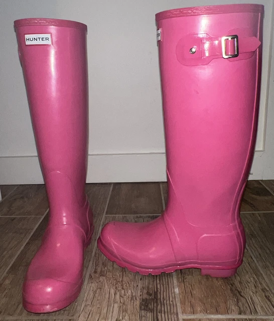 hunter rain boots size 8