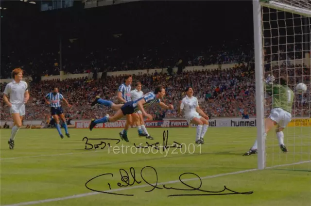 Keith Houchen Coventry City FC 1987 FA Cup Final goal signed Pre-print Sky Blues