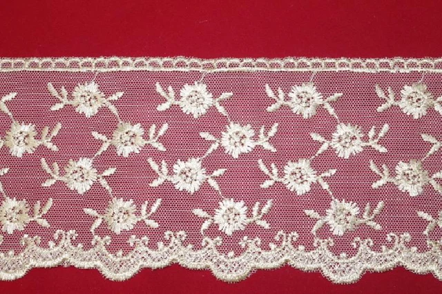 Ruban Galon Dentelle Macramé Haut 11 CM SWEET TRIMS ART.8G8048